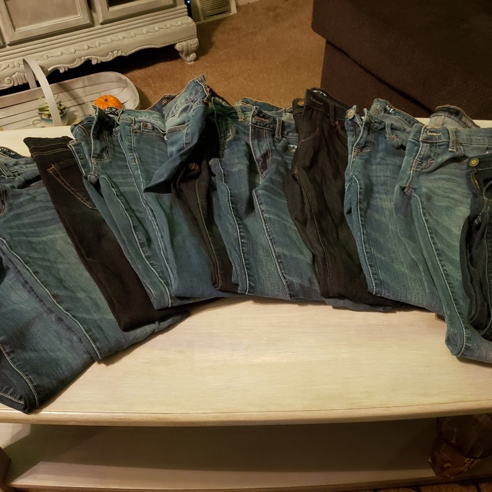 Womens size 00 Jean's huge lot